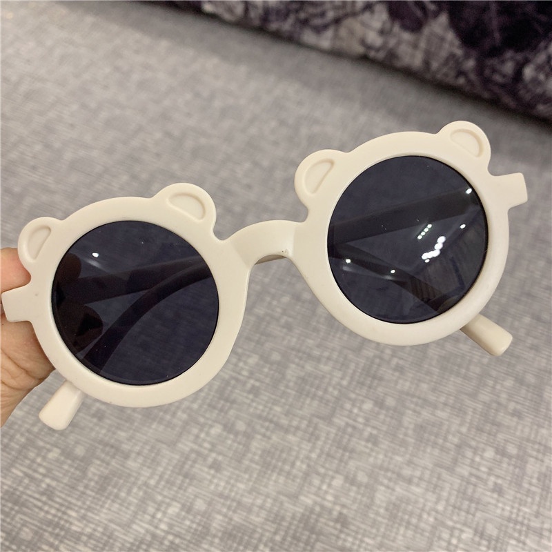 Thời Trang Trẻ Em UV400 Kính Mát Gấu Nhỏ