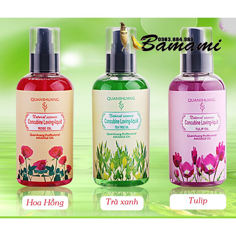 Dầu massage MSS.01 body hương trà xanh