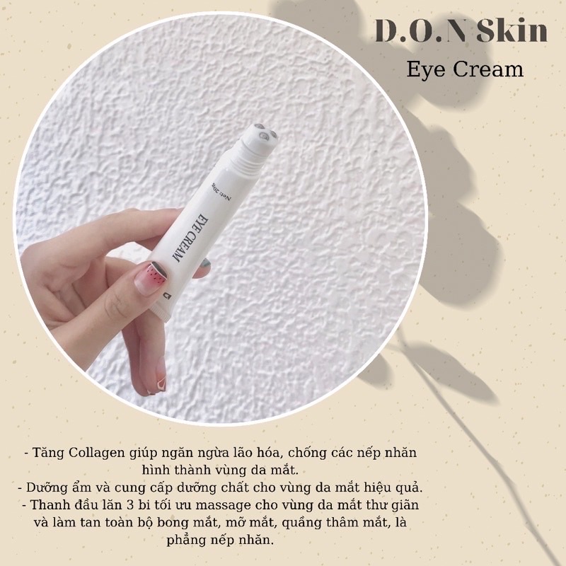 Kem dưỡng mắt Don Skin mờ thâm giảm nếp nhăn thư giãn mắt | BigBuy360 - bigbuy360.vn
