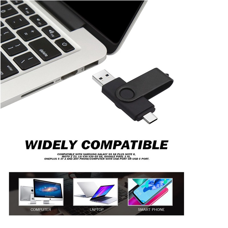 Usb 3.0 256gb Otg Cho Điện Thoại / Máy Tính Bảng / Pc 16gb 32gb 64gb 128gb