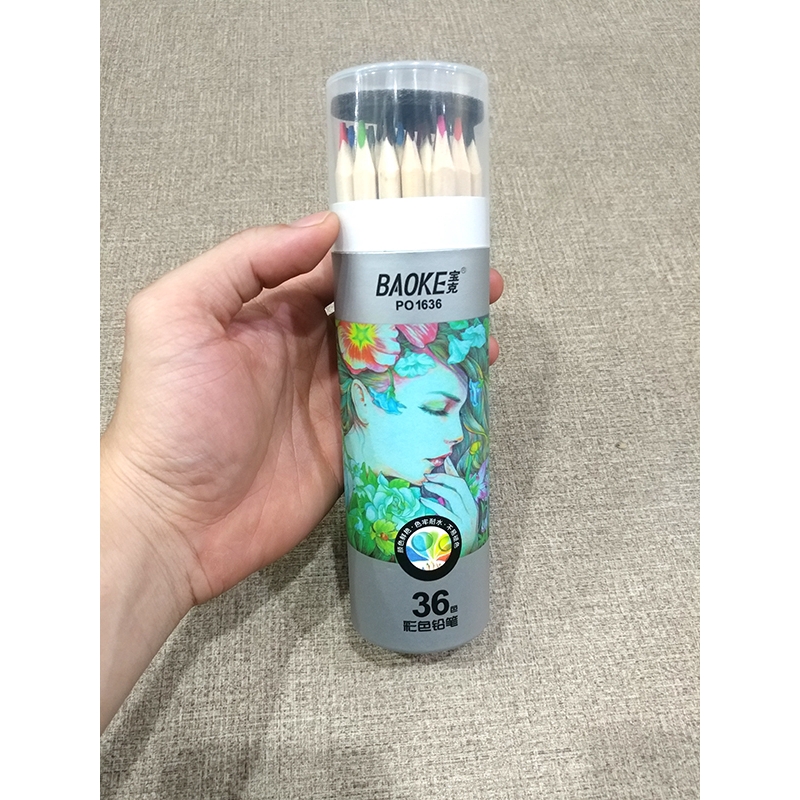 Hộp 36 Viết Chì Màu Baoke PO1636 - BAOKE