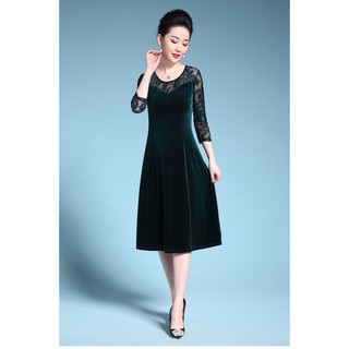 đầm trung niên cao cấp (nhung)