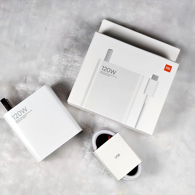 Sạc Nhanh Xiaomi 120W Xiaomi 11 10 Redmi K30 Pro/10X Pro Laptop