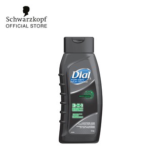 Sữa Tắm Gội Rửa Mặt Nam 3 trong 1 Dial Recharge 473ml (16oz)