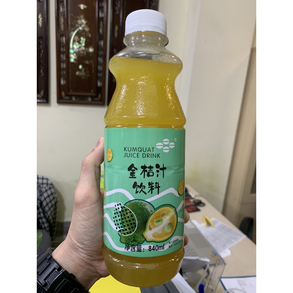 Siro Kim Quất/ Kumquat 840ml  - Làm Trà Chanh/ Trà Kim Quất Siêu Ngon