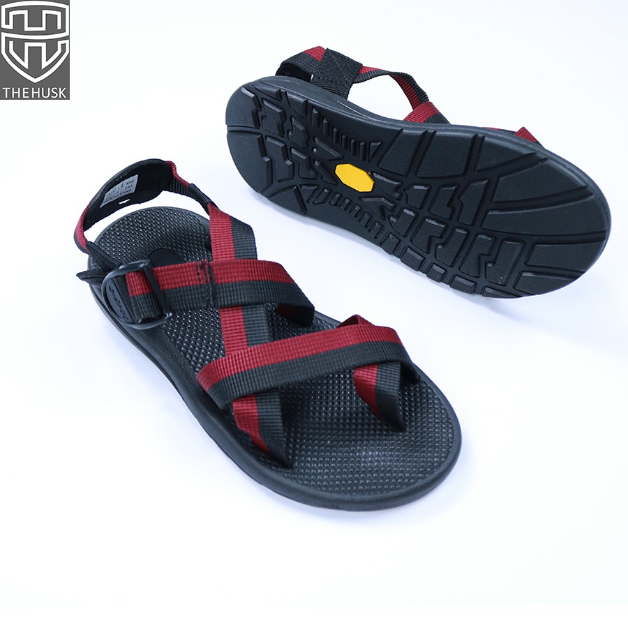 Giày Sandals Unisex HuuCuong &amp; TheHusk Xỏ Ngón Quai Dù Đế Cao Su - TH8