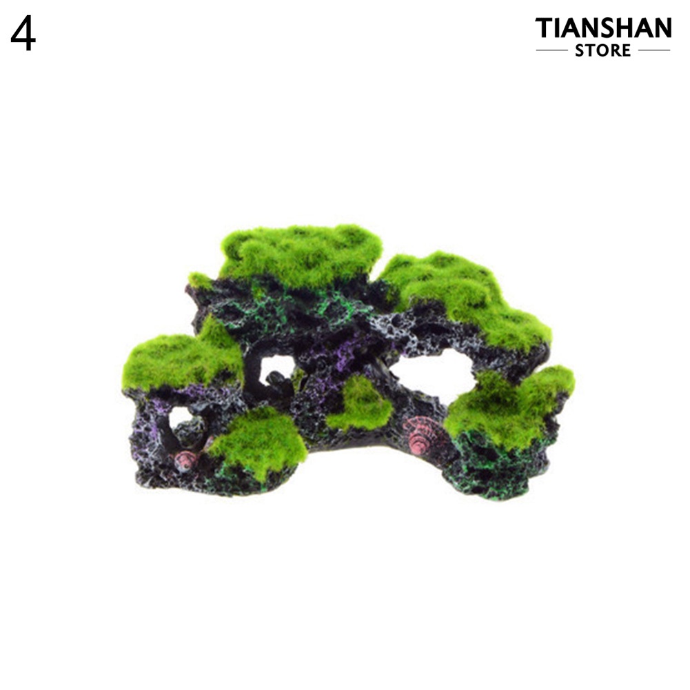 Đá rêu nhân tạo trang trí bể cá