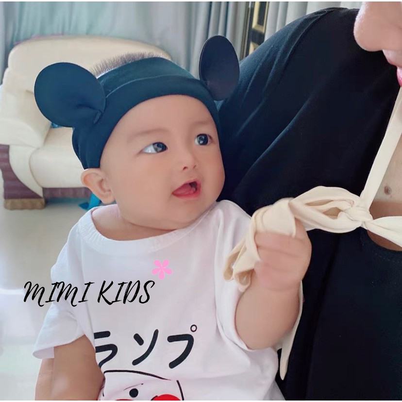 Băng đô bản to nơ Mickey Unisex cho bé Mimi Kids