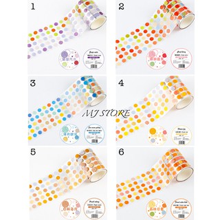 Băng keo dot PET - Washi tape