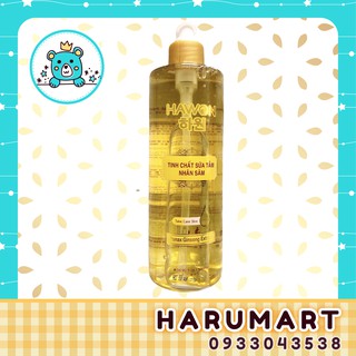 Tinh chất sữa tắm nhân sâm Hawon chai 500ml