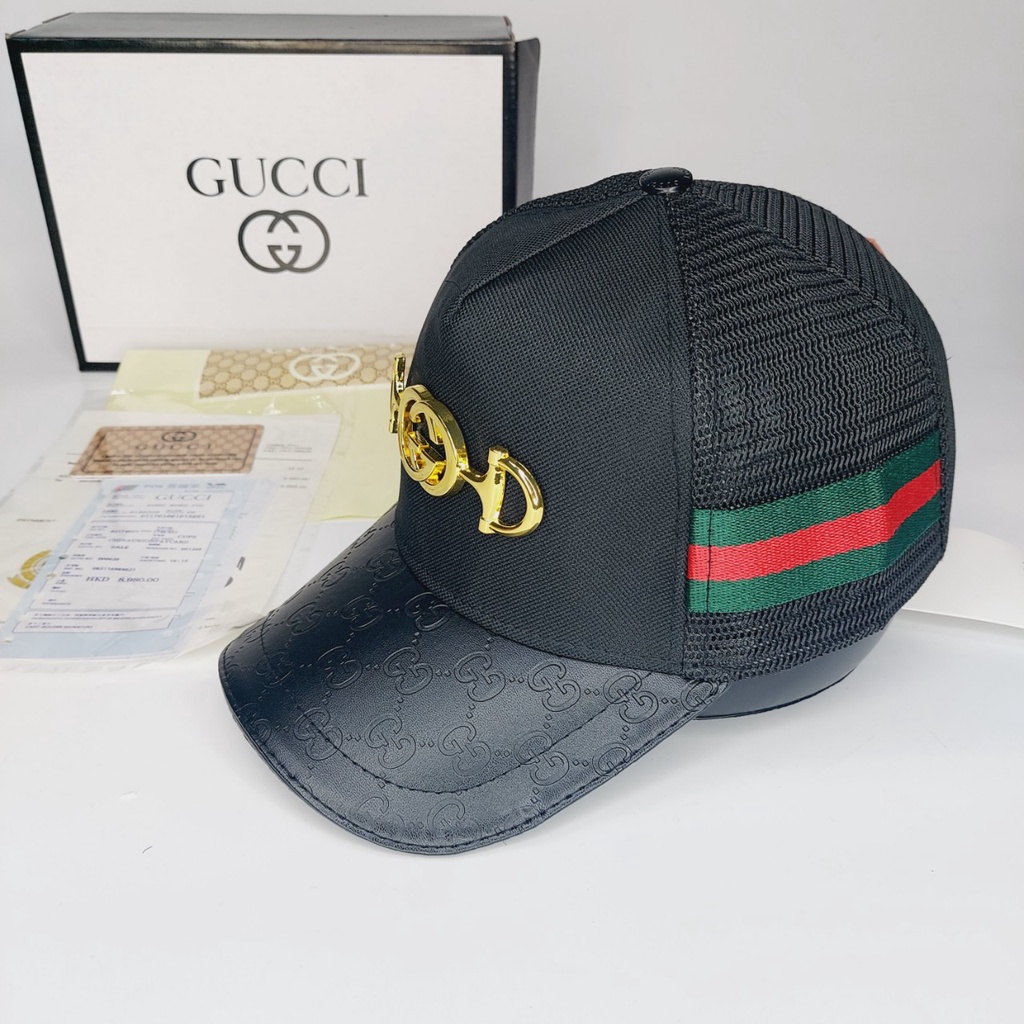 Nón Gc , Mũ lưỡi trai cao cấp phối lưới móc khóa logo nổi full box cực đẹp