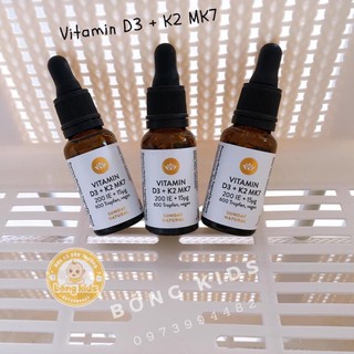 💯HOT❌Vitamin D3K2 MK7 SUNDAY NATURAL Đức - Vitamin D3 cho bé từ sơ sinh❌