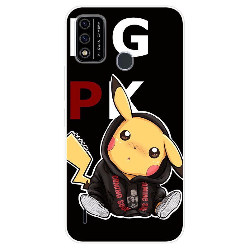 Ốp Điện Thoại TPU Silicon Mềm Họa Tiết Hoạt Hình Cho Itel A48 itelA48