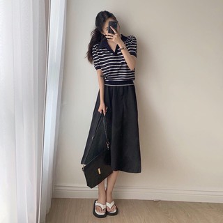 Áo polo len đan mỏng