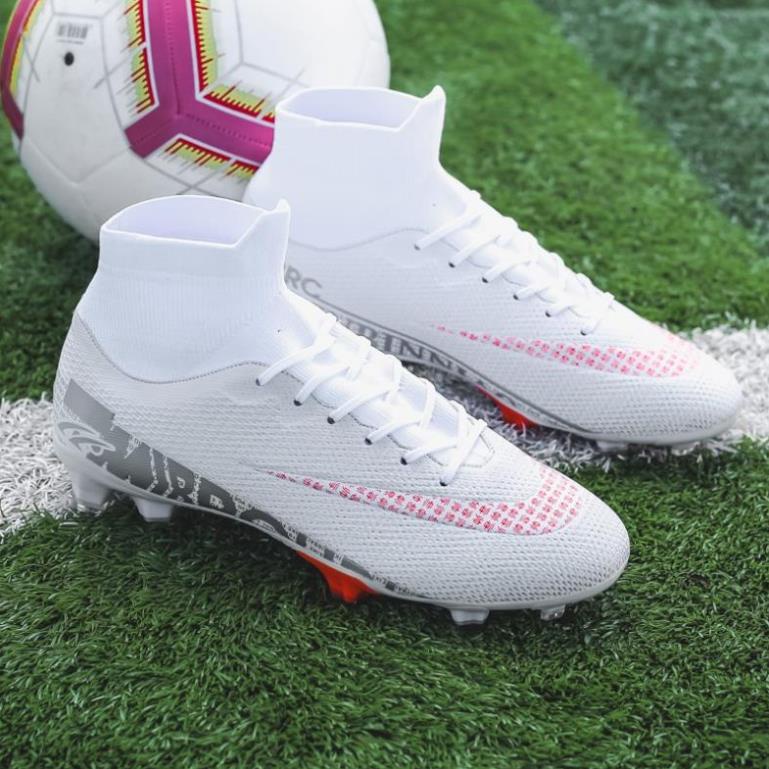 Giày đá bóng FG C phong cách Ronaldo Mercurial 13 -B&^ }