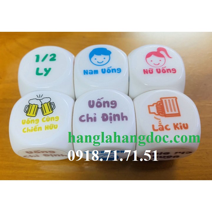 Hột xí ngầu uống bia tiếng Việt 3cm cực kool