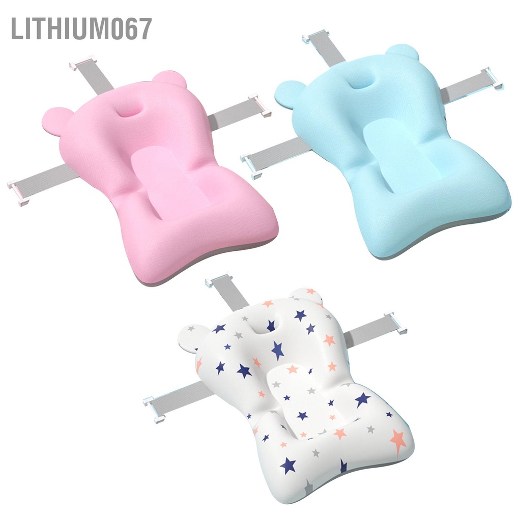 Phao Tắm Nệm Tắm Hình Sao Cho Bé Sơ Sinh - Ngăn ngừa trượt Mềm mại nhanh khô có thể điều chỉnh Trọng lượng Lithium067