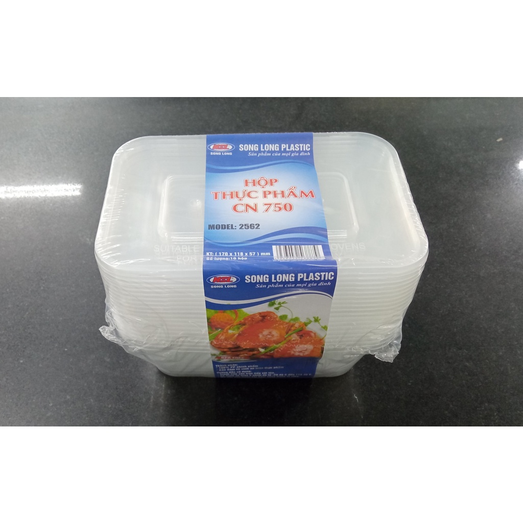 Bộ 10 hộp đựng thực phẩm hay đố ăn gia đình nhựa Việt Nhật SL2562