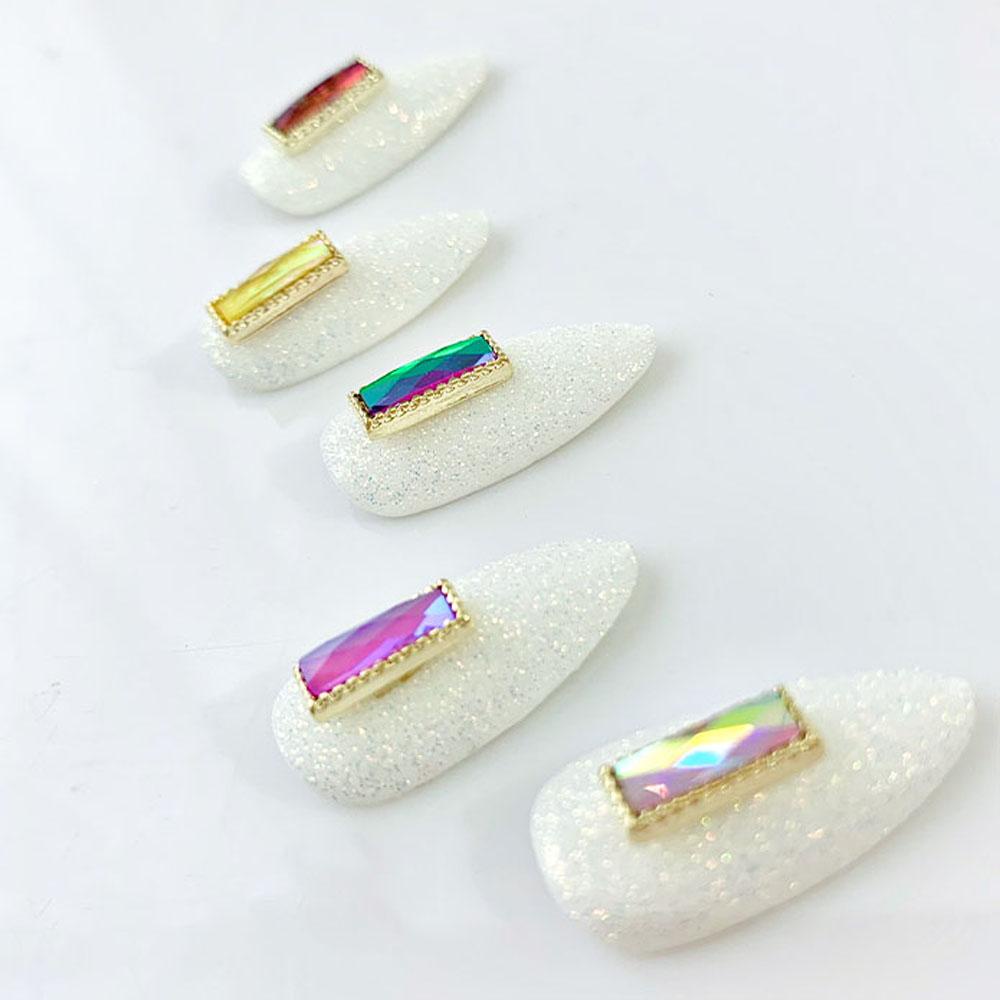 OCEANMAP Đá 3D Lấp Lánh Trang Trí Móng Tay Nghệ Thuật