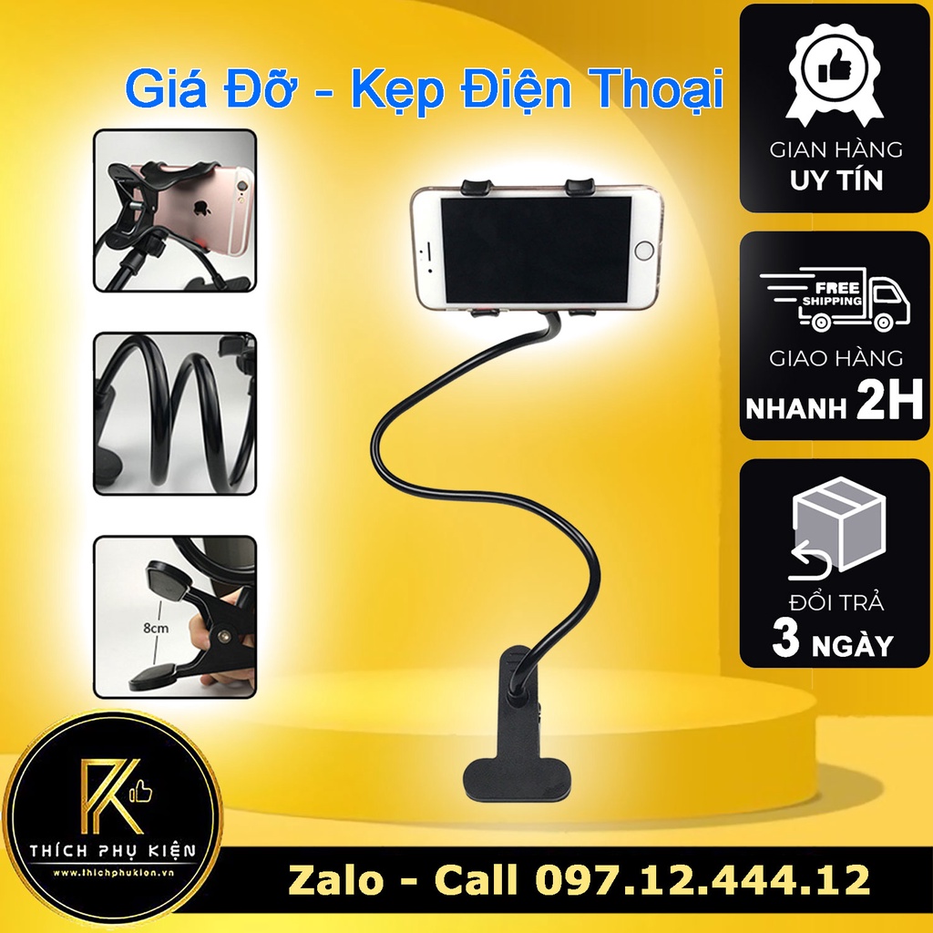 Giá Đỡ Kẹp Điện Thoại Đuôi Khỉ Đa Năng