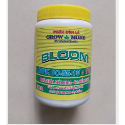 Phân bón lá GrowMore Bloom NPK 10-55-10 +TE kích thích ra hoa nghịch mùa Grow More 100gr