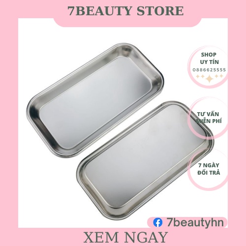 Khay inox 304 dùng cho spa thẫm mỹ viện