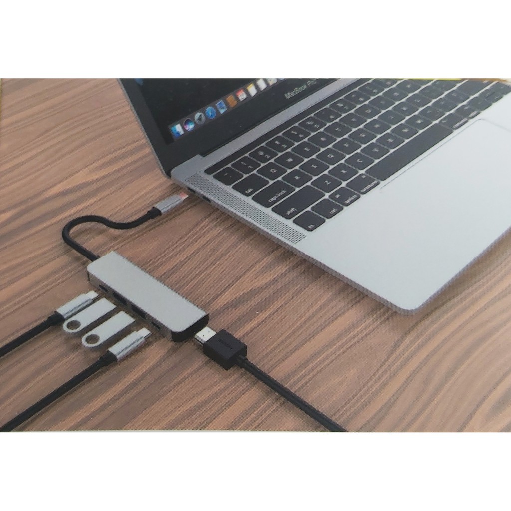 Bộ chuyển tín hiệu USB Type-C ra HDMI 5 cổng 50538 - 5in1-3