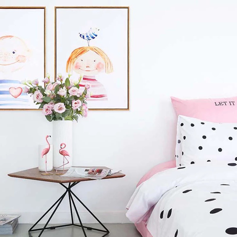 Đồ trang trí Chim Hồng Hạc Trang Trí Nội Thất / Để Bàn Bằng Nhựa Resin Phong Cách Bắc Âu
