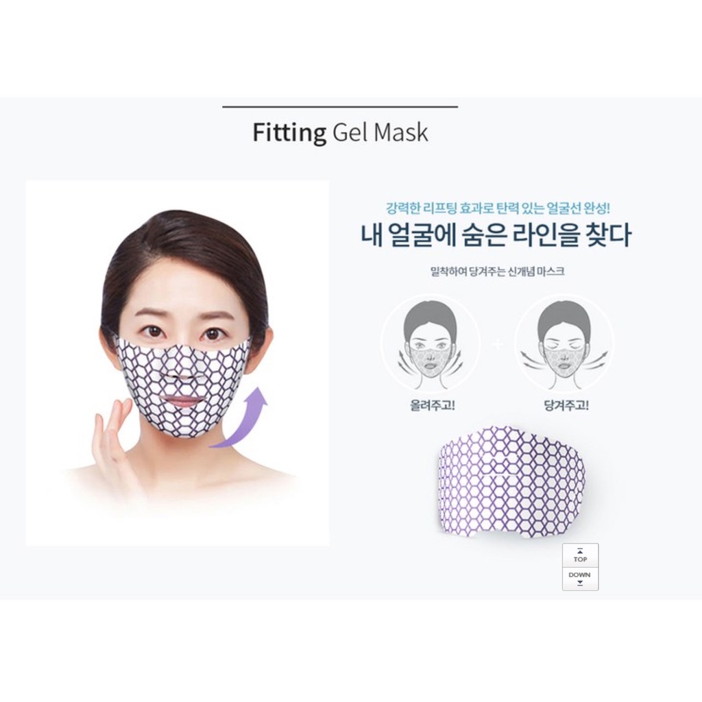 Lẻ 1 miếng Mặt nạ golf và thể thao ngoài trời chống nắng dưỡng da Gel golf Celderma Nine Talks Fitting Gel