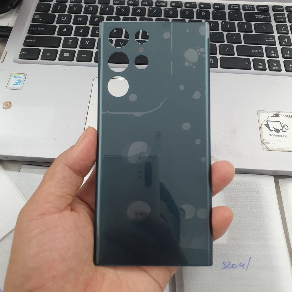 Nắp Lưng Kính Samsung S22 Ultra Chính Hãng, Đủ Màu Nguyên Zin Samsung