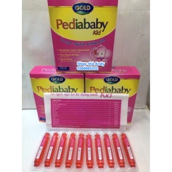 Pediababy kid gold ăn ngon, ngủ tốt, bé thông minh