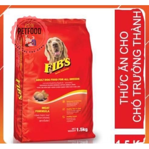 Thức ăn cho chó trưởng thành Ganador Fib's 1,5 kg