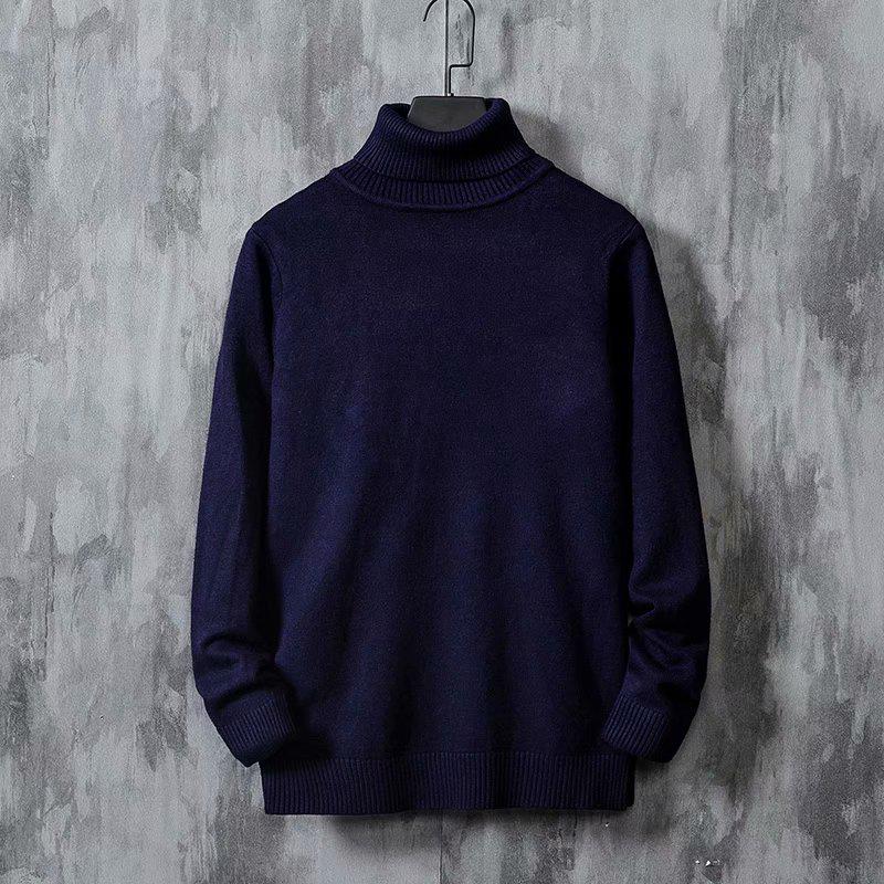 Áo Len Tay Dài Cổ Lọ Thời Trang Hàn Quốc 7 Màu (M-3Xl)