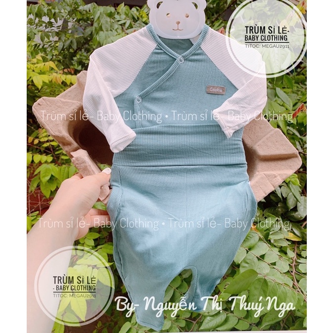 Cookie- Bộ Sơ sinh cài chéo, cài thẳng cao cấp