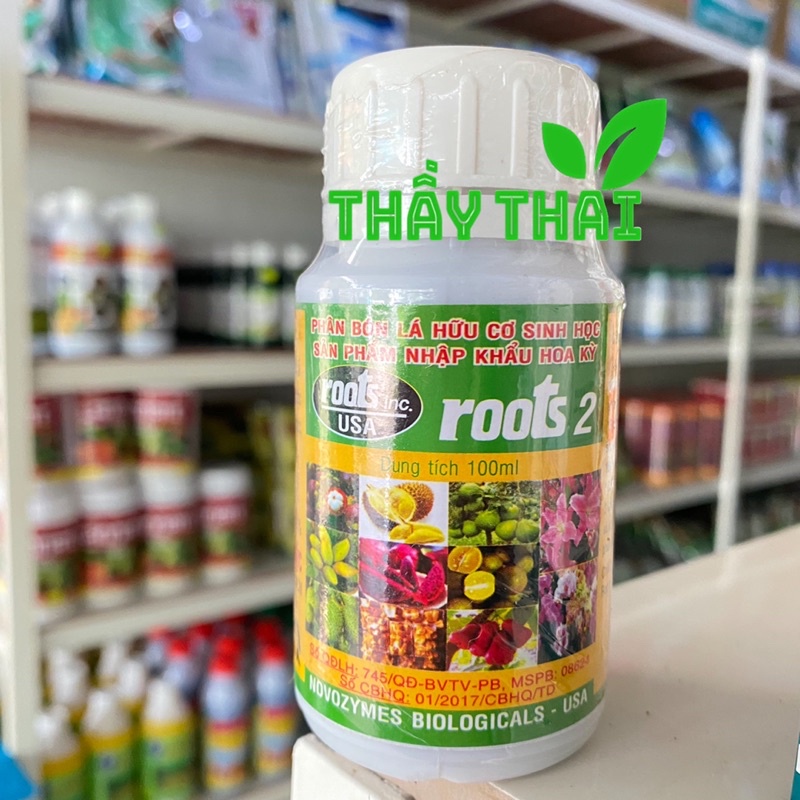 Kích ra rễ cực mạnh roots 2 usa -phân bón lá hữu cơ sinh học roots 2 nhập mỹ