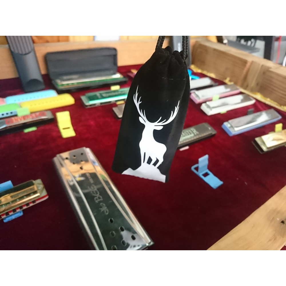 Bao Nhung Đựng Kèn Harmonica Tremolo 24 lỗ Lỗ Phiên Bản Patronus Harry Potter - Thần Hộ Vệ Linh Dương