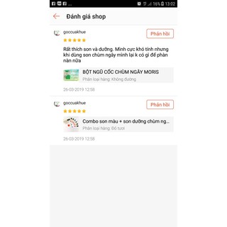 Son màu chùm ngây Moris Handmade (loại nhỏ 3g)