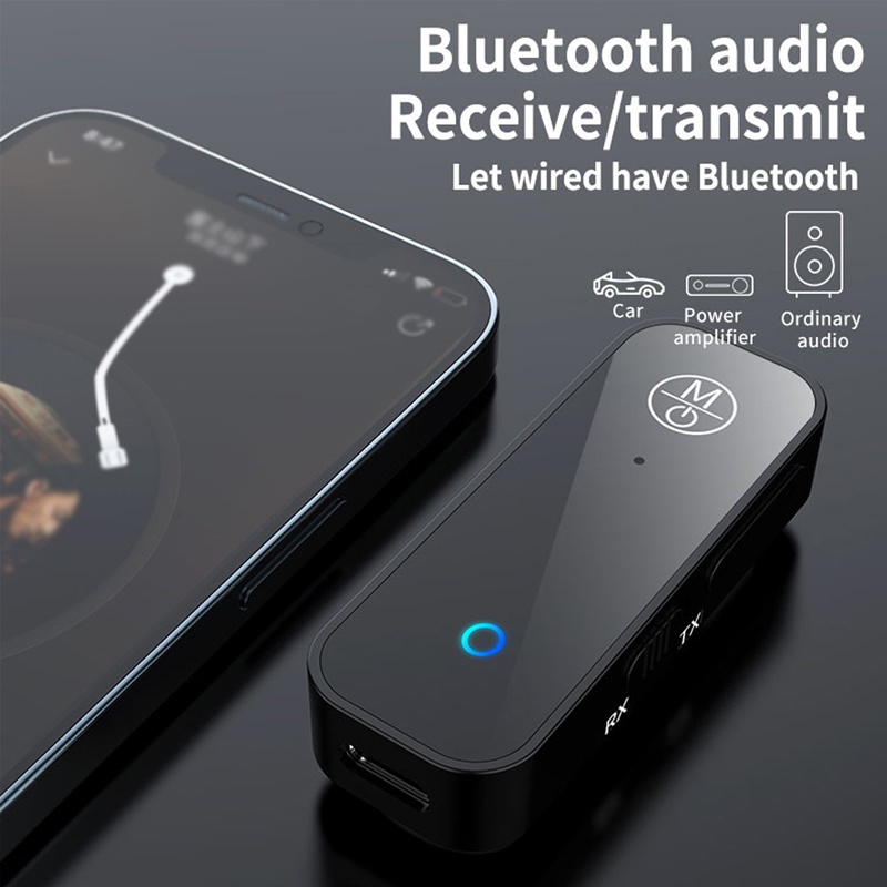 FREEL Thiết Bị Nhận Tín Hiệu Bluetooth 5.0 Với Giắc Cắm 3.5mm Dành Cho Xe Hơi