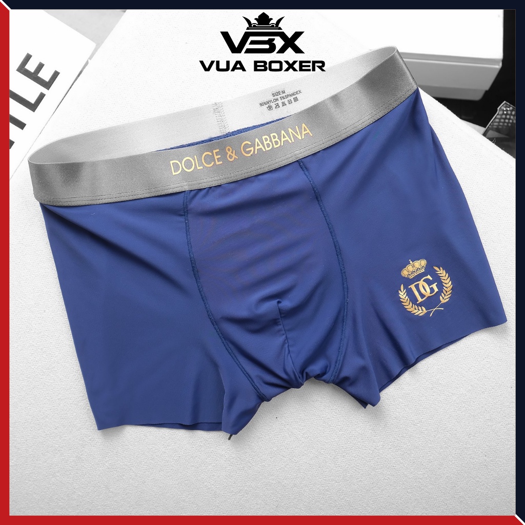 Quần Lót Nam, Quần Boxer vải Lụa Băng Cao Cấp, Kháng Khuẩn ,Khử Mùi, Co Giãn Tốt ĐOLCE BOXER
