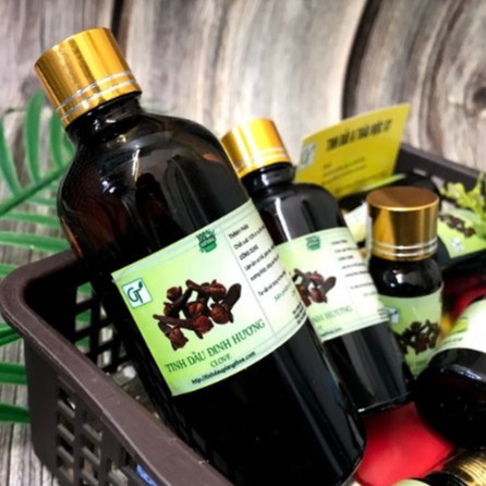 Tinh Dầu Đinh Hương 100ml Nguyên Chất - Xông Phòng, Giảm Đau Nhức Răng