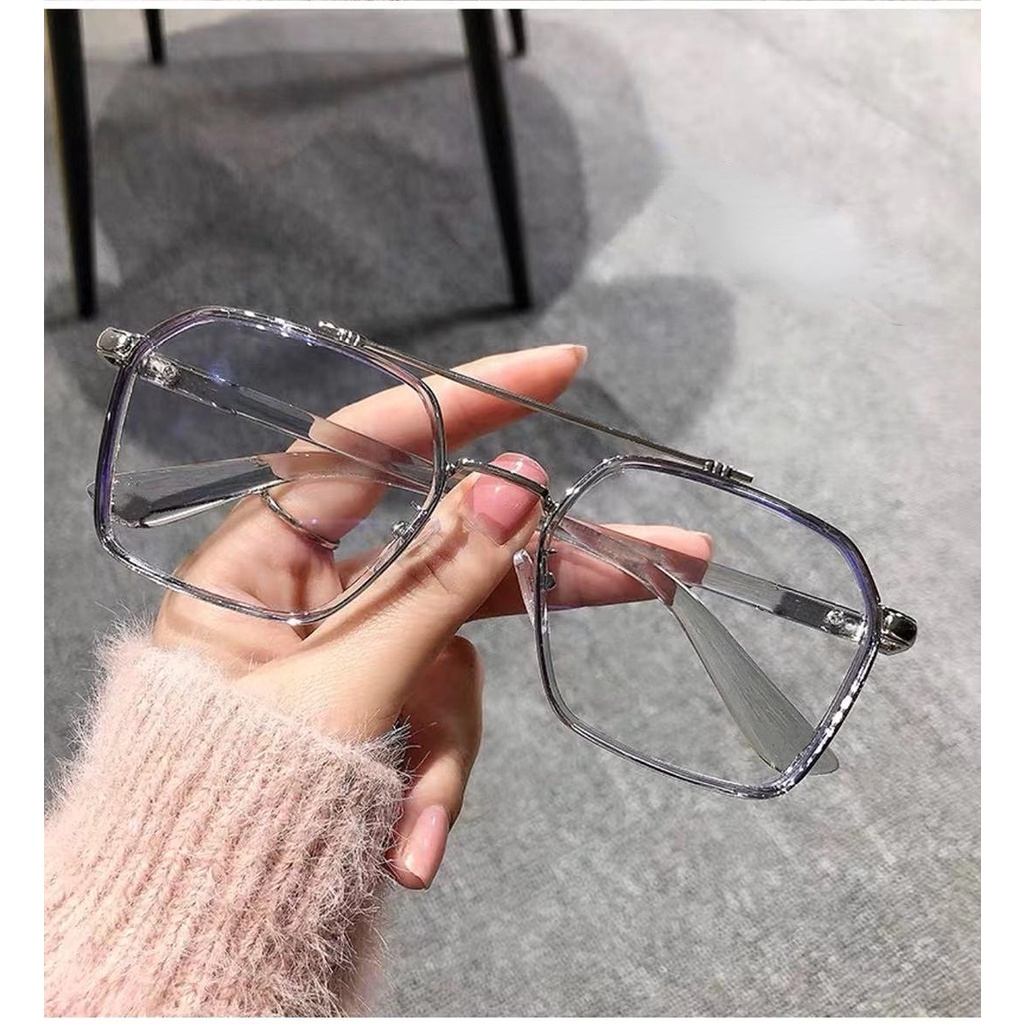 Thời trang kính bảo vệ bức xạ của phụ nữ và nam giới kính cận thị chất liệu kim loại độ cận thị [0 ° to-600 °]
