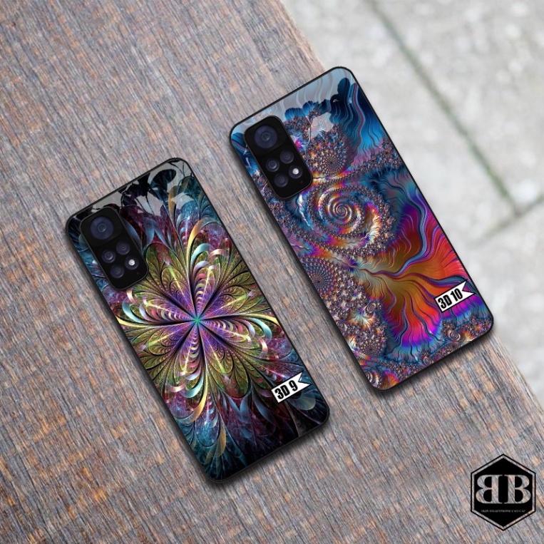 Ốp lưng kính cường lực kute dành cho Xiaomi Redmi Note 11 4G / Redmi Note 11S