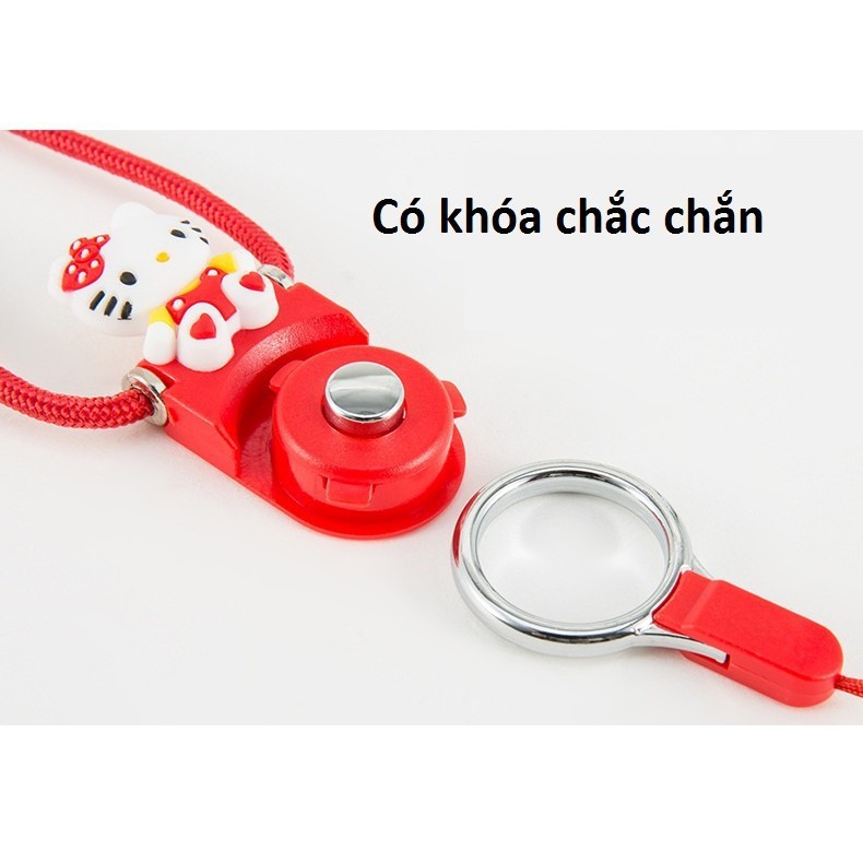 Set 2 Dây Treo Đeo Điện Thoại Hình Thú Có Khóa Cực Bền Cực Chắc Chắn !