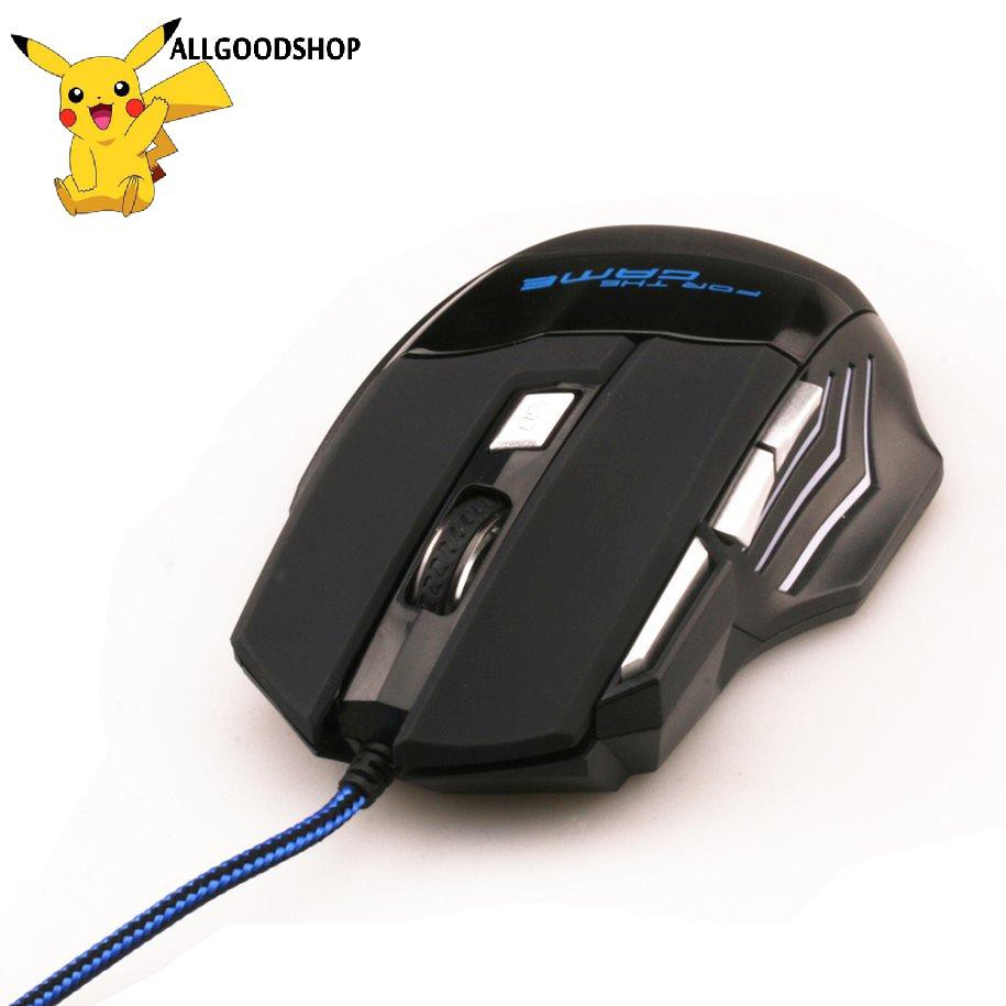 Wired Colored chuột 7 Button 2500dpi LED Optical USB Computer Mouse Gamer