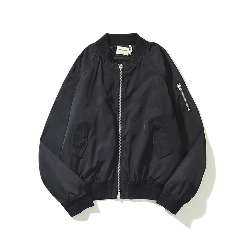 Áo jacket bomber nam nữ ESSENTIALS FOG FEAR OF GOD mùa thu và mùa đông form rộng