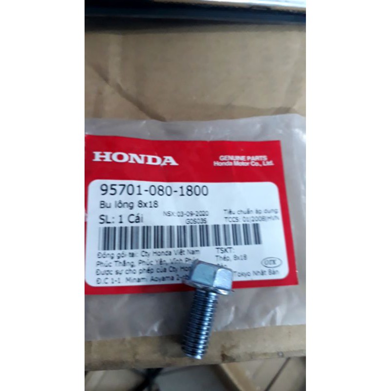Ốc 8ly Tuýp 12 Honda