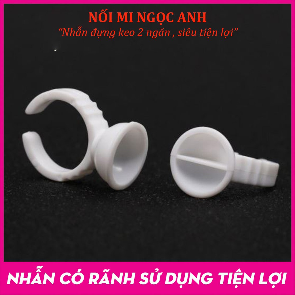 Nhẫn đổ keo nối mi, Nhẫn đựng keo