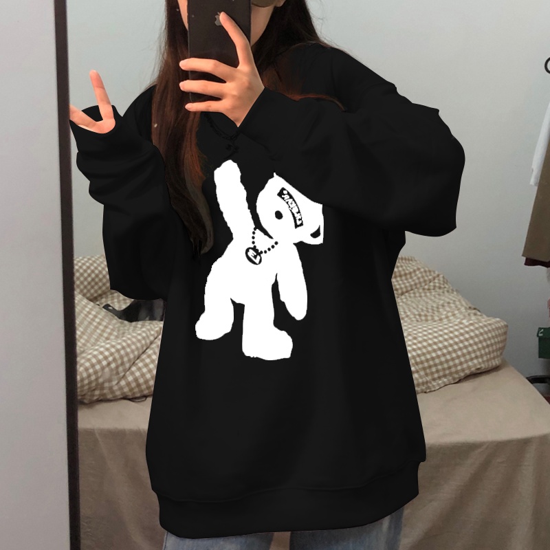 NRVP Áo Hoodie Thiết Kế Đơn Giản Thời Trang Hàn Quốc Cho Nữ