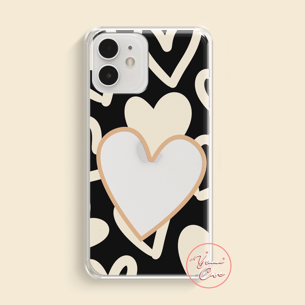 Ốp điện thoại cho Iphone Samsung Vsmart Oppo Huawei Xiaomi Vivo Nokia Realme Poco Redmi TRAITIMDEN 1-2 Yumi Case