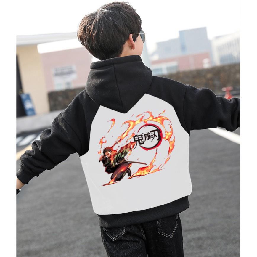 SALE- Áo Khoác Trẻ Em WinBeen Tanjiro Thanh Gươm Diệt Quỷ Mẫu Mới - độc đẹp
